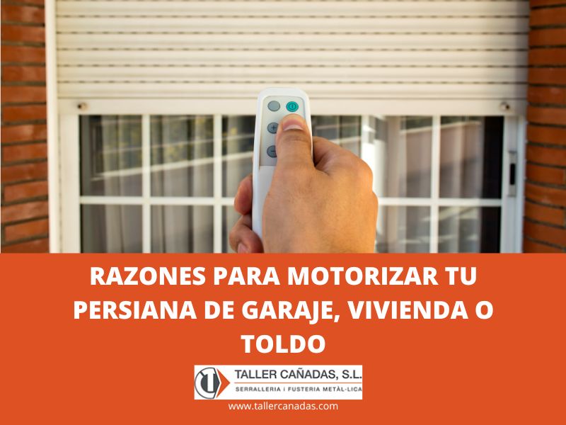 Monitorización persianas garaje, vivienda o toldo